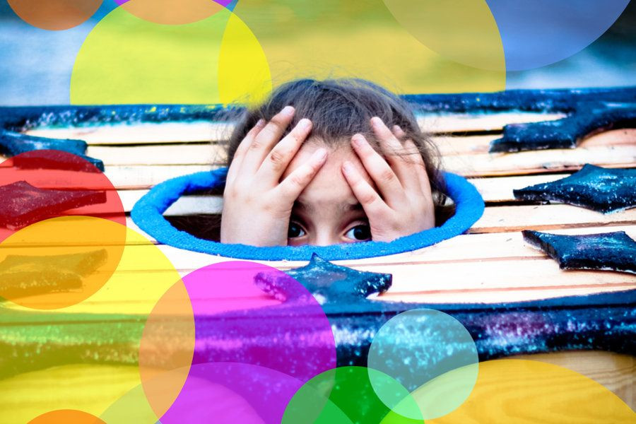 plakat dziewczynka emocje