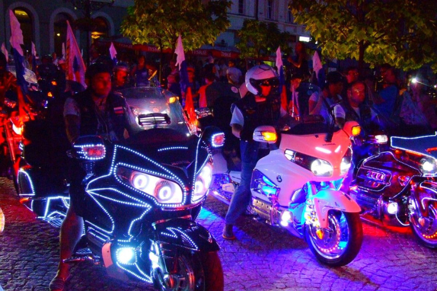 motocykl honda gold wing zlot