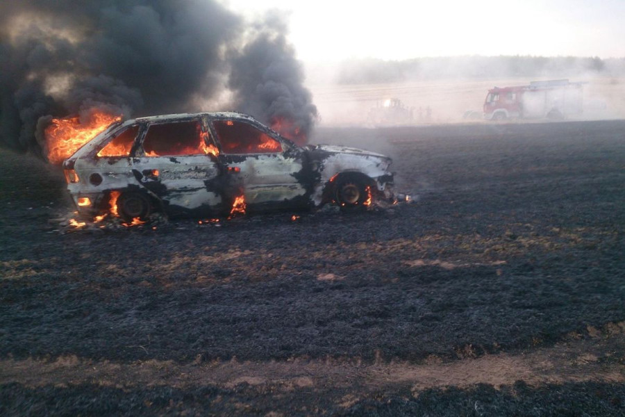 pożar ściernisko gościszów