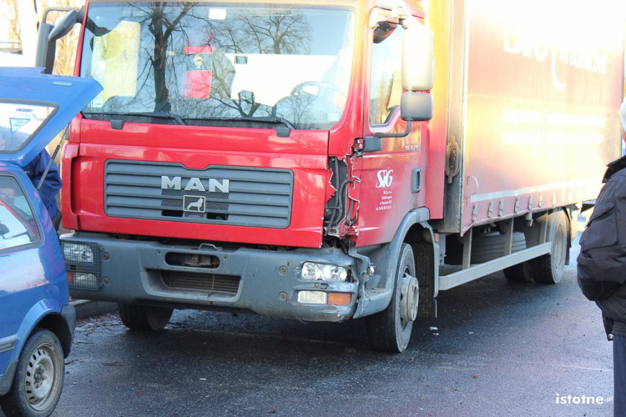 ciężarówka bus kolizja lubańska