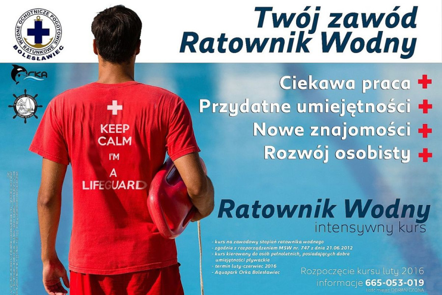 kurs ratownik bolesławiec plakat