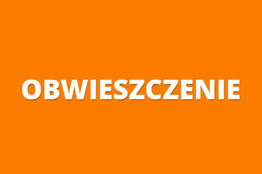 obwieszczenie