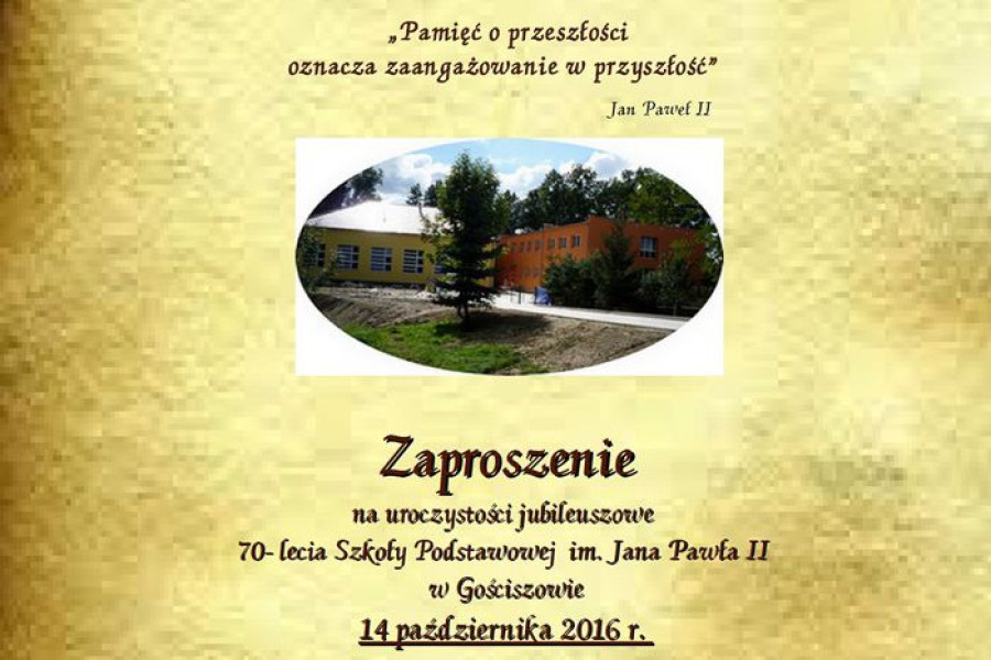 Szkoła Podstawowa im. Jana Pawła II w Gościszowie