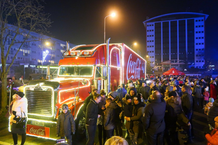 coca-cola ciężarówka