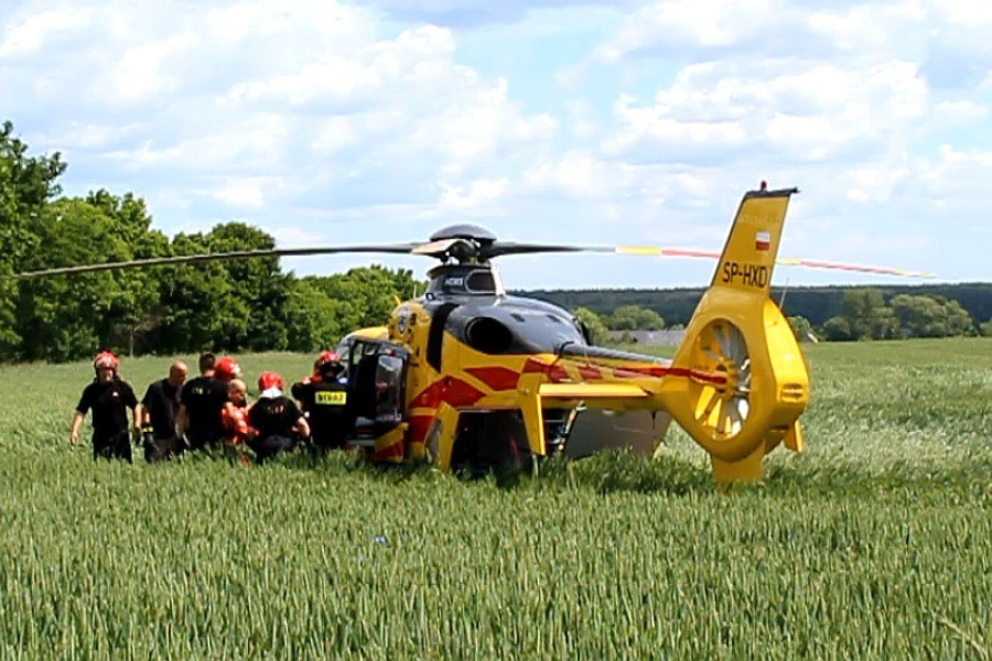 śmigłowiec lpr strażacy
