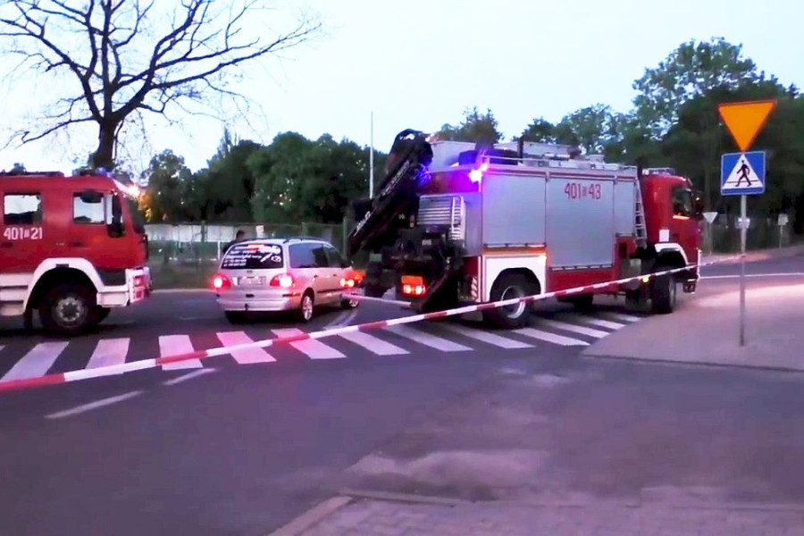 straż akcja stadion