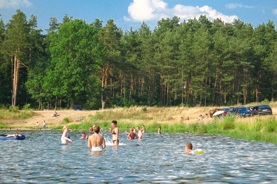 krępnica kąpiel woda lato