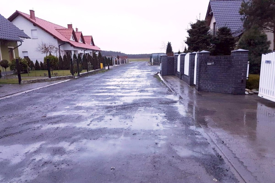 droga  dziury  grabowa