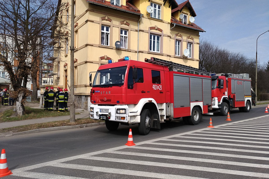 samochód strażacki