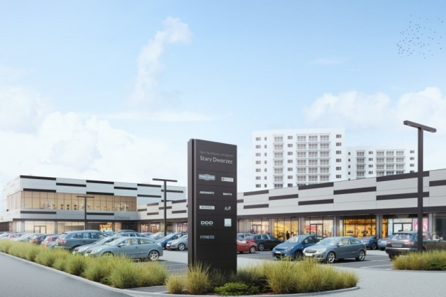 park handlowy stary dworzec