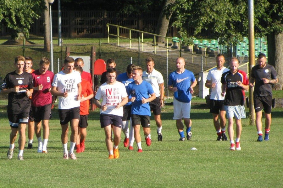 trening piłkarz BKS