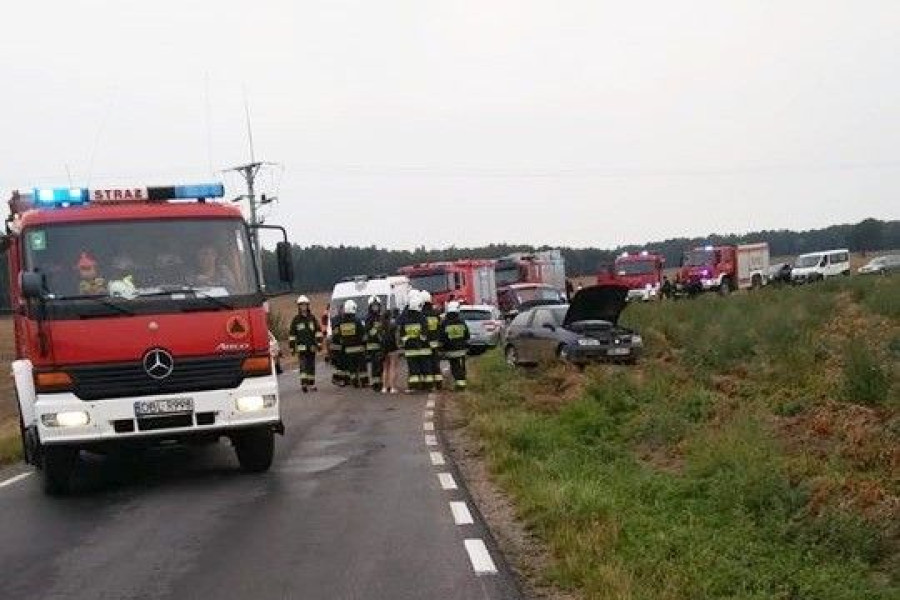 auto wypadek lubków