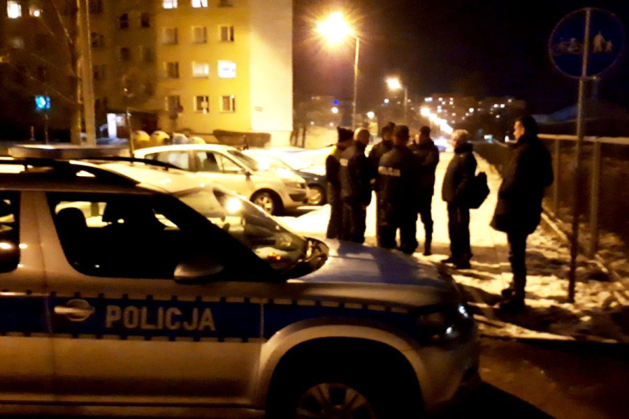 radiowóz policja jana pawła II