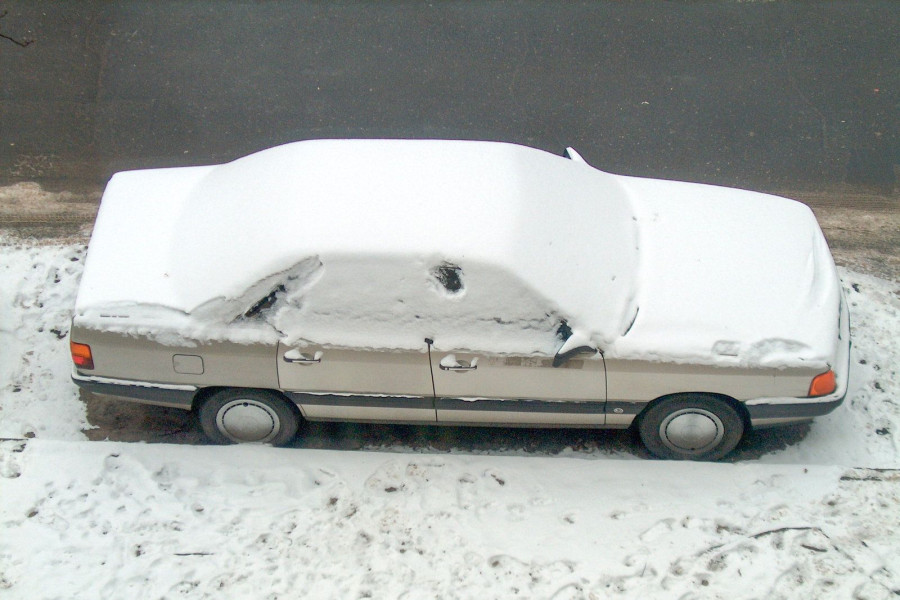 śnieg auto
