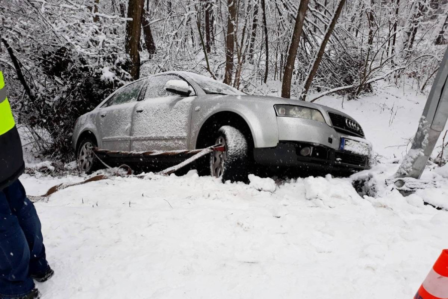 zima osiecznica kolizja