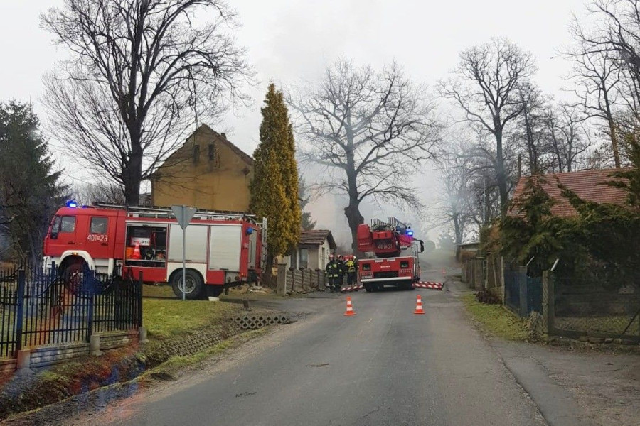 pożar nowe jaroszowice