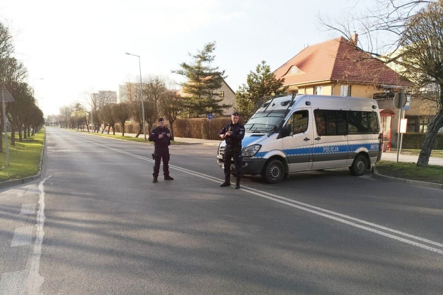 policja blokada