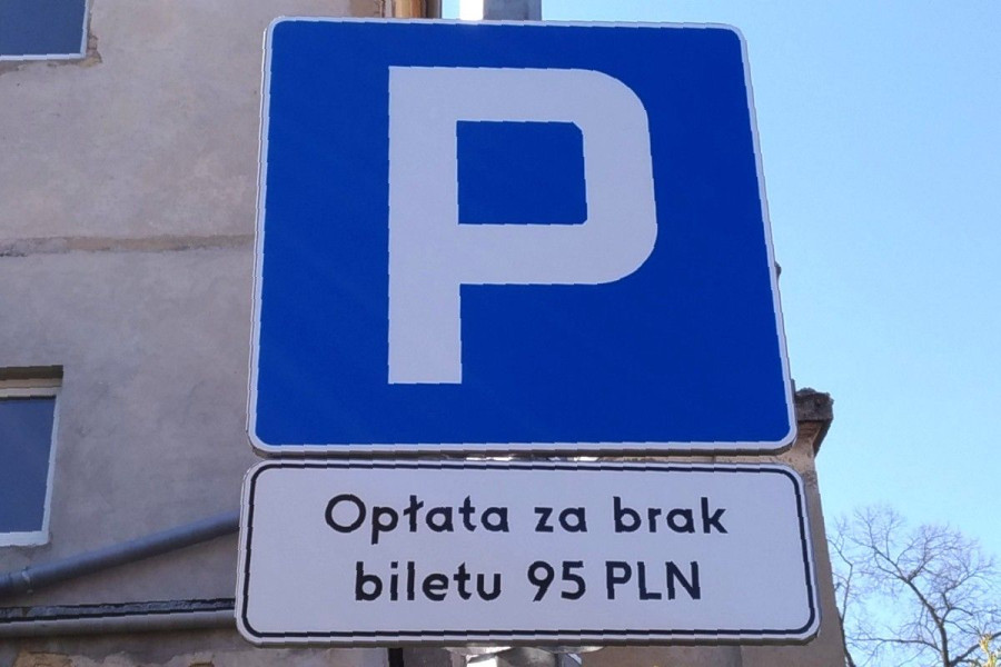 znak parking