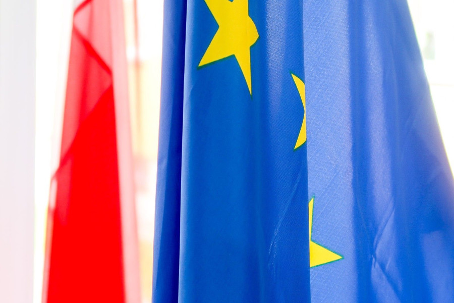 flaga polska unia europejska