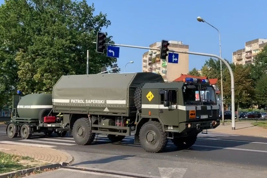 Patrol saper niewybuch