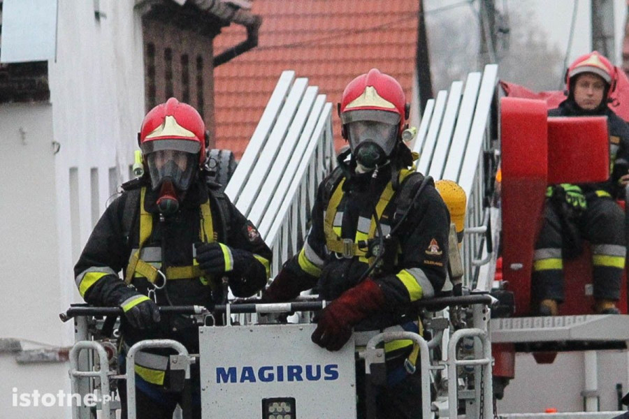 straż pożarna wysięgnik