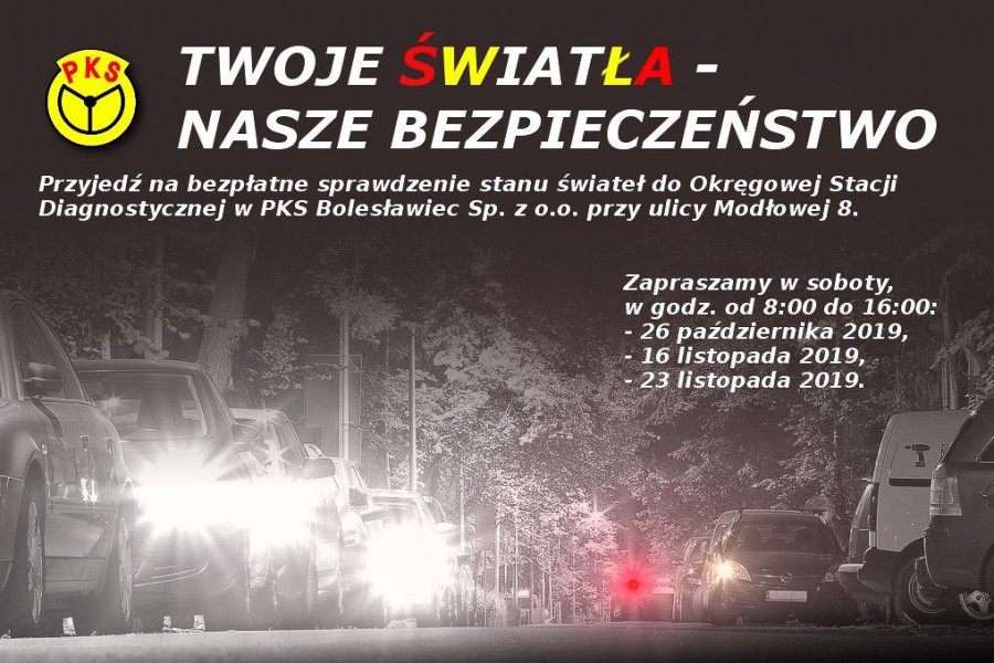 baner światła reklama