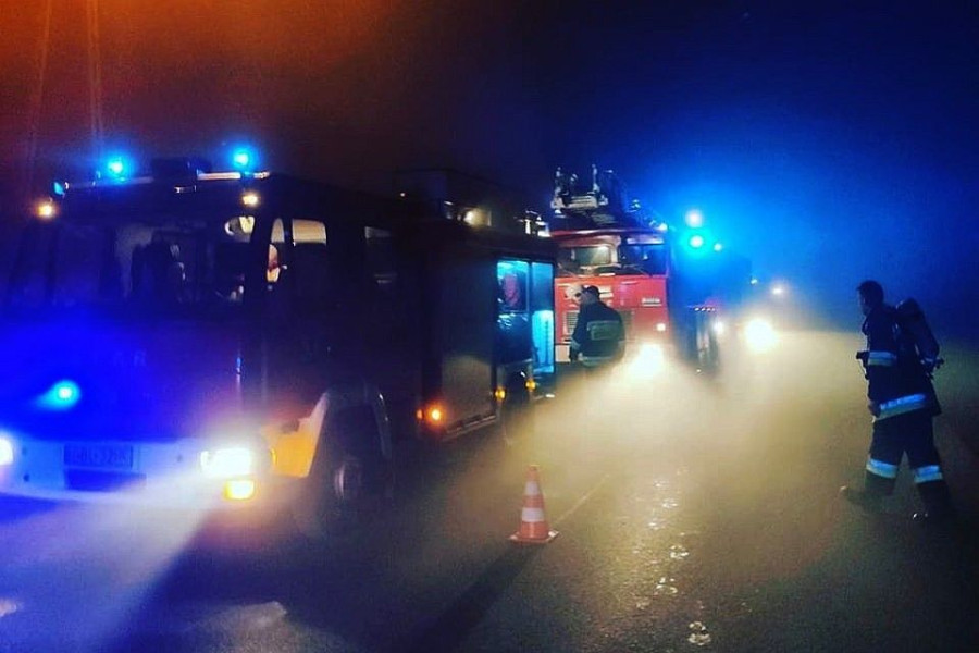 pożar milików straż