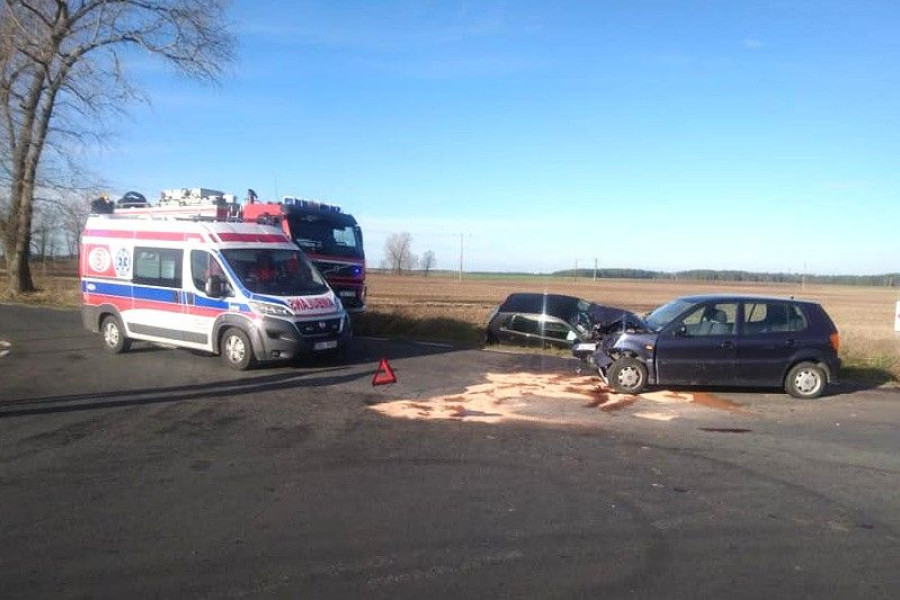 osp gromadka zderzenie różyniec