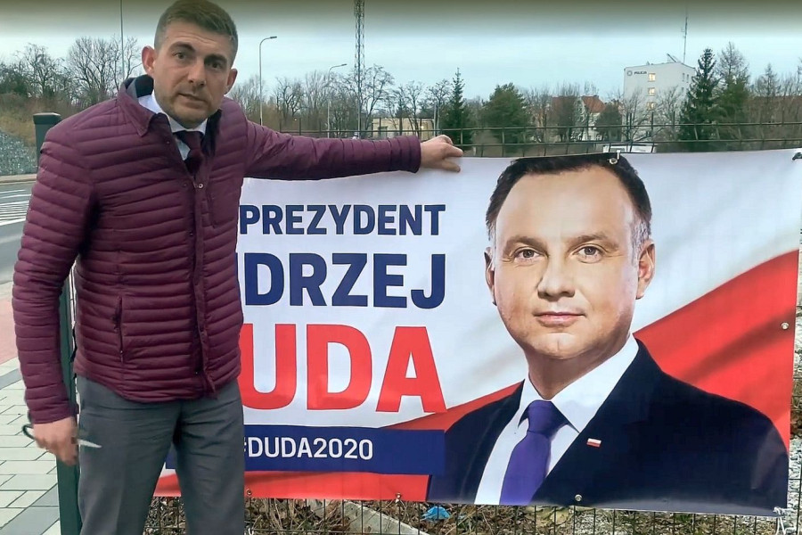 plakat duda legnica