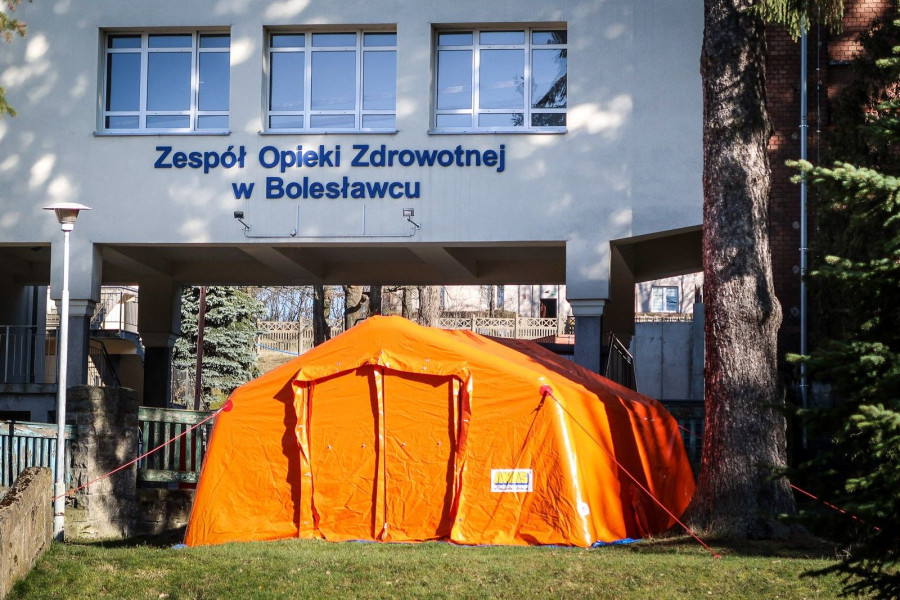 namiot szpital koronawirus