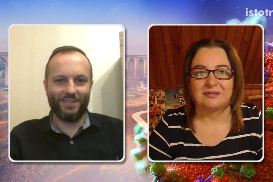 Grażyna Hanaf i Damian Sawczak