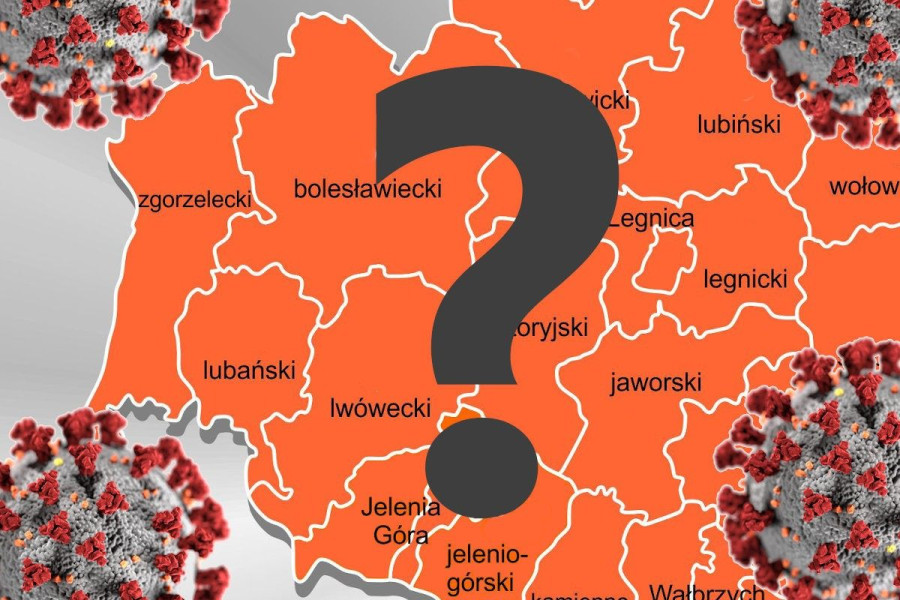 mapa powiat dolnośląskie