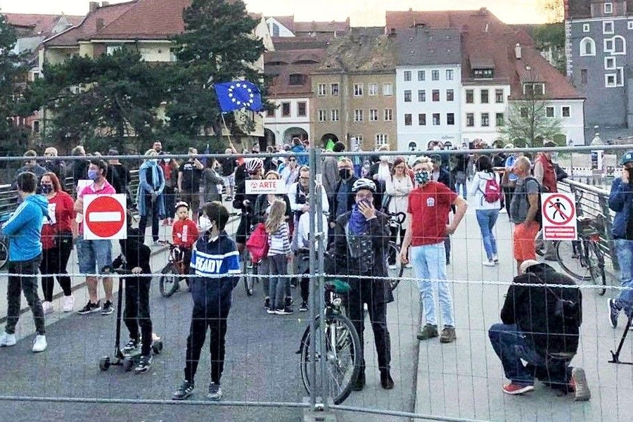 protest most zgorzelec