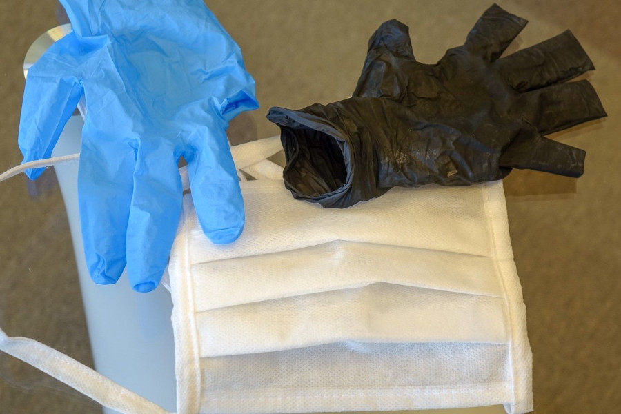 rękawiczki maseczka