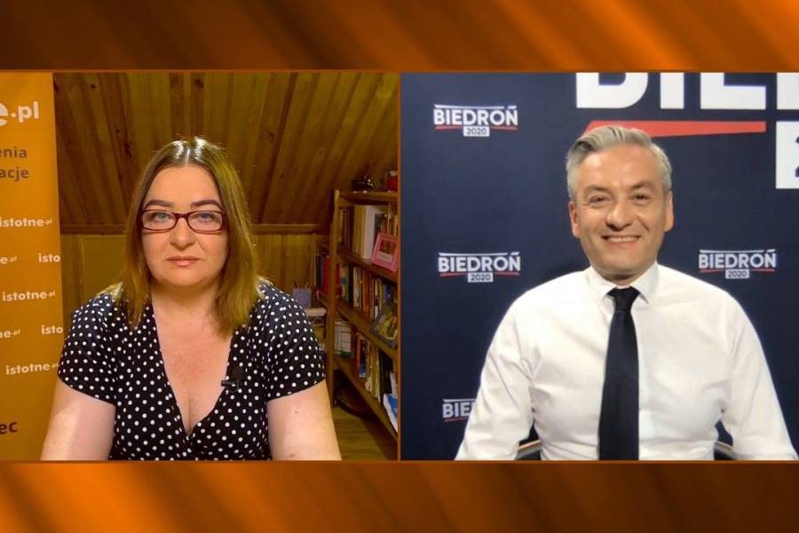 grażyna hanaf  robert biedroń