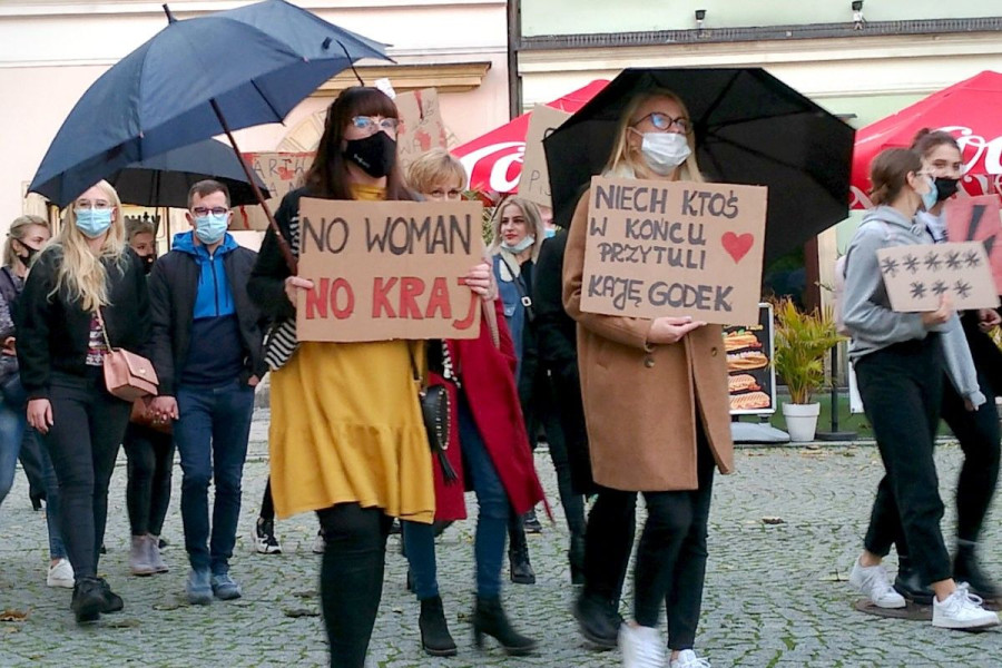 protest rynek