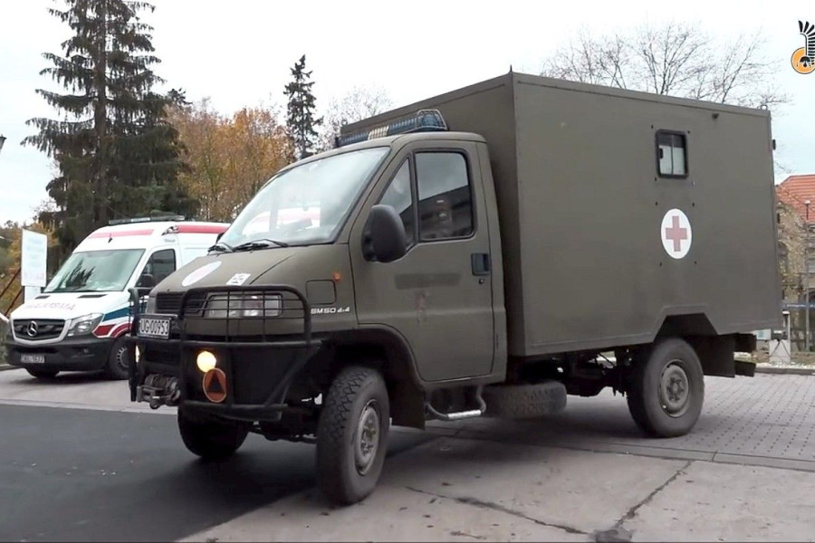 karetka wojskowa koronawirus