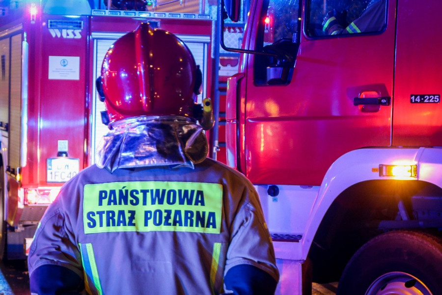 straż pożarna kogut