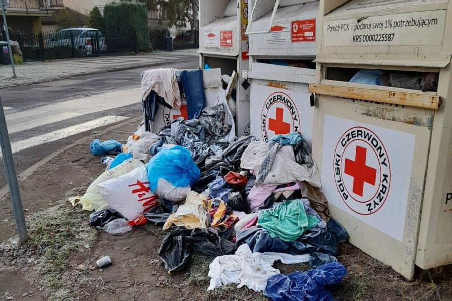 bałagan pck leśna kontener