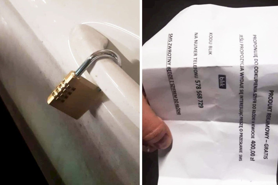 kłódka wyłudzenie pojazd