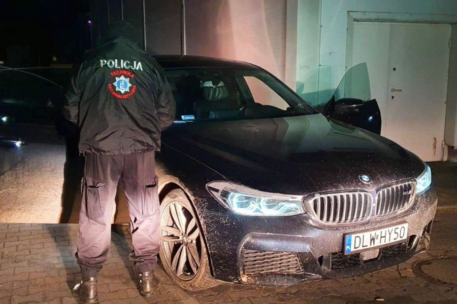 policja kradzież auto