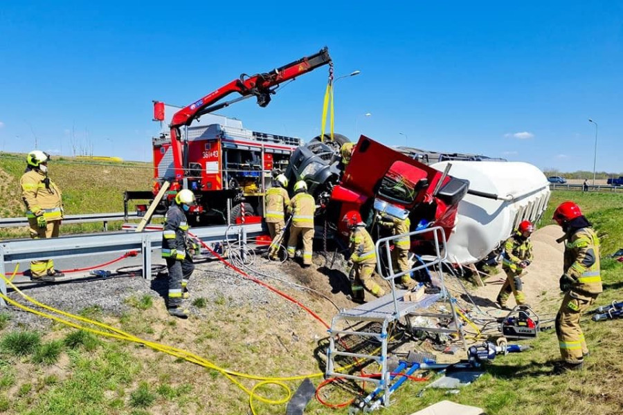 wypadek psp bolesławiec