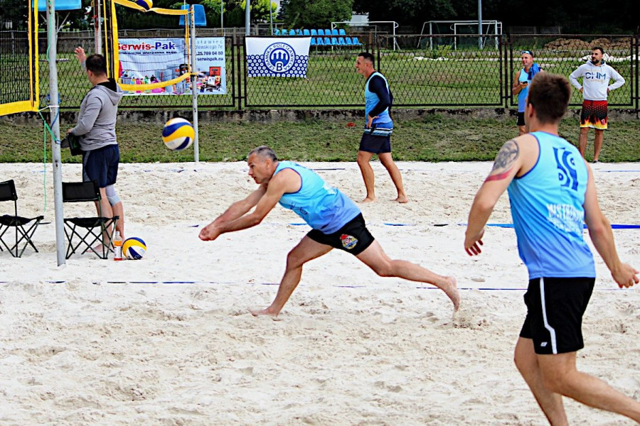 siatkówka plażowa strażacy