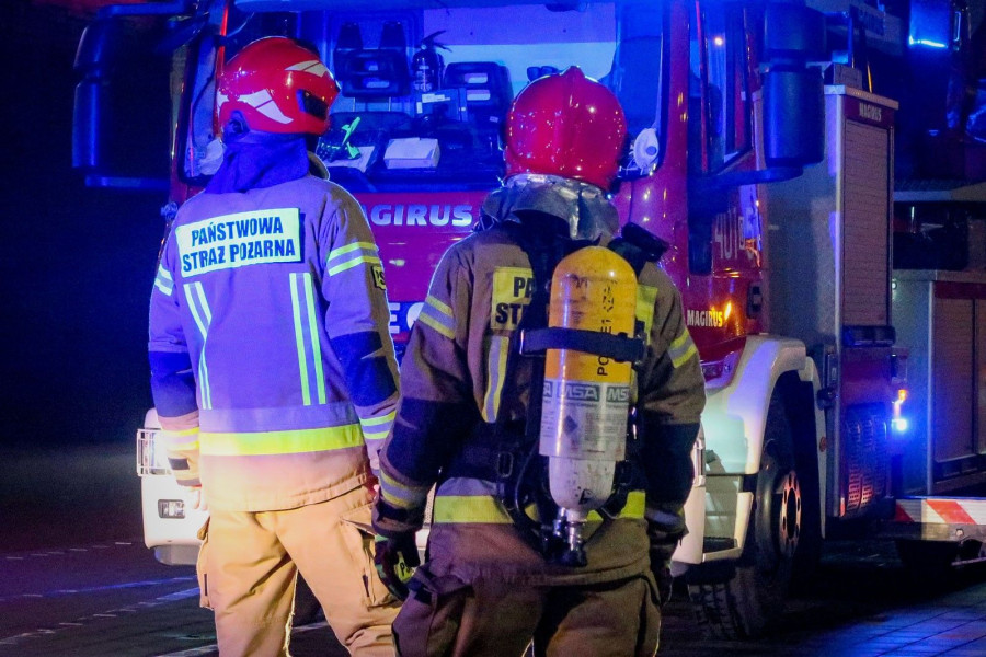 straż pożarna kogut