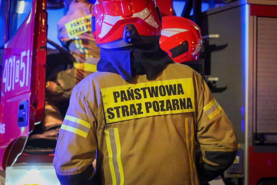 straż pożarna kogut