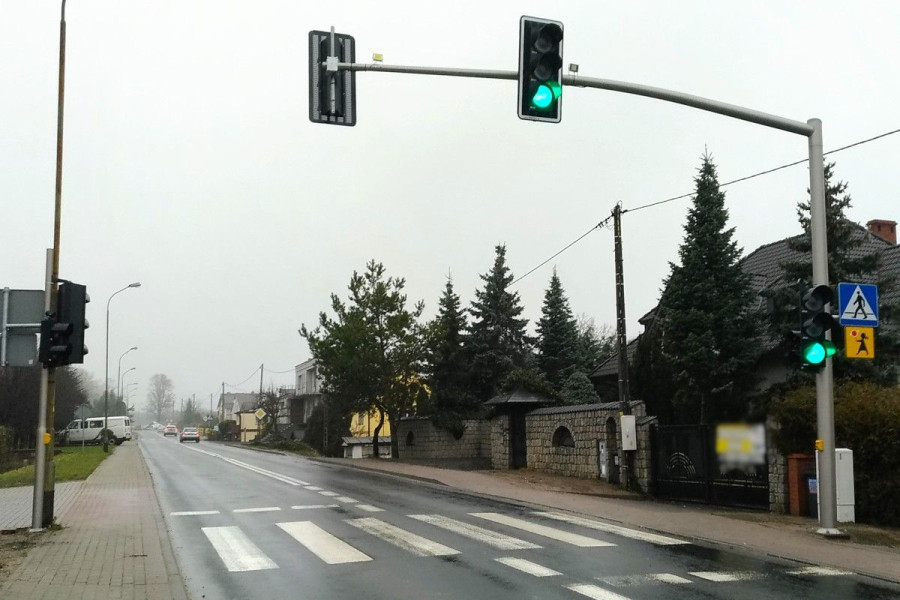 światła przejście widok