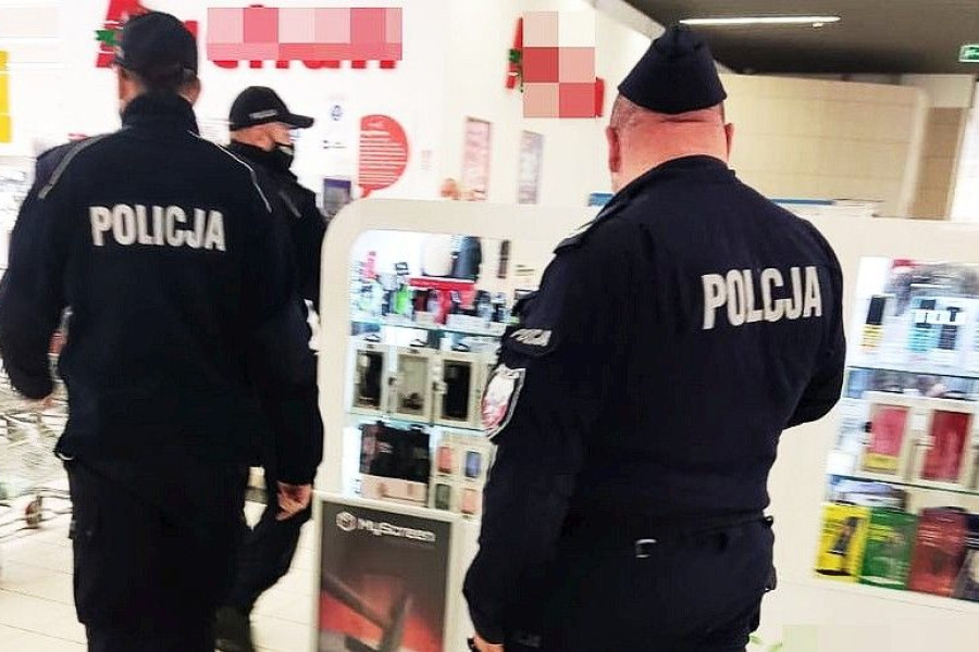 policja sklep kontrola