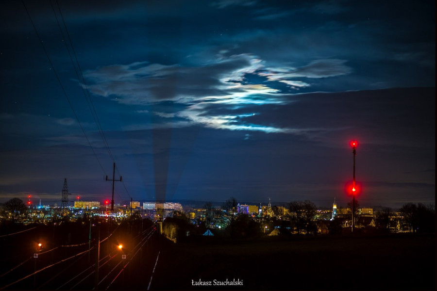 niebo noc bolesławiec