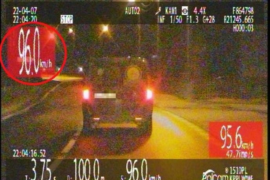 wideorejestrator prędkość