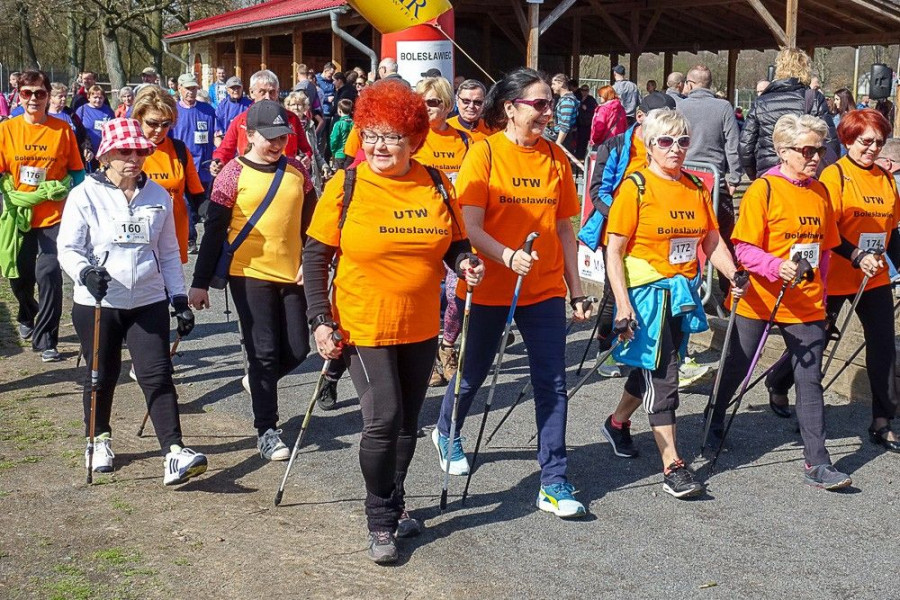 senior nordic walking